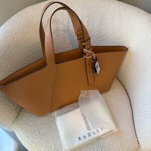 Bradley London Freda Lane Large Ziptop Shoulder bag (new, no box, with dust bag)